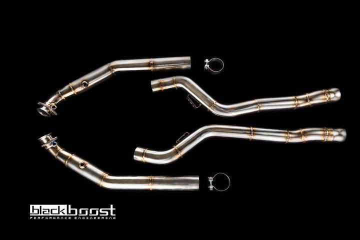 MERCEDES CLS AMG (218)/ E63 AMG (212) AMG 5.5L V8 BITURBO M157 OVERSIZED CATLESS DOWNPIPES