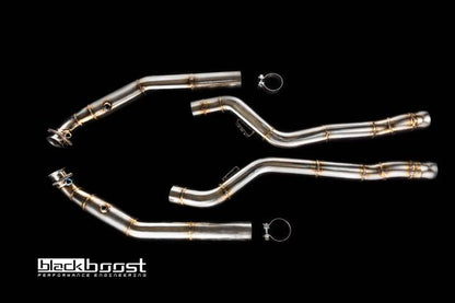 MERCEDES CLS AMG (218)/ E63 AMG (212) AMG 5.5L V8 BITURBO M157 OVERSIZED CATLESS DOWNPIPES